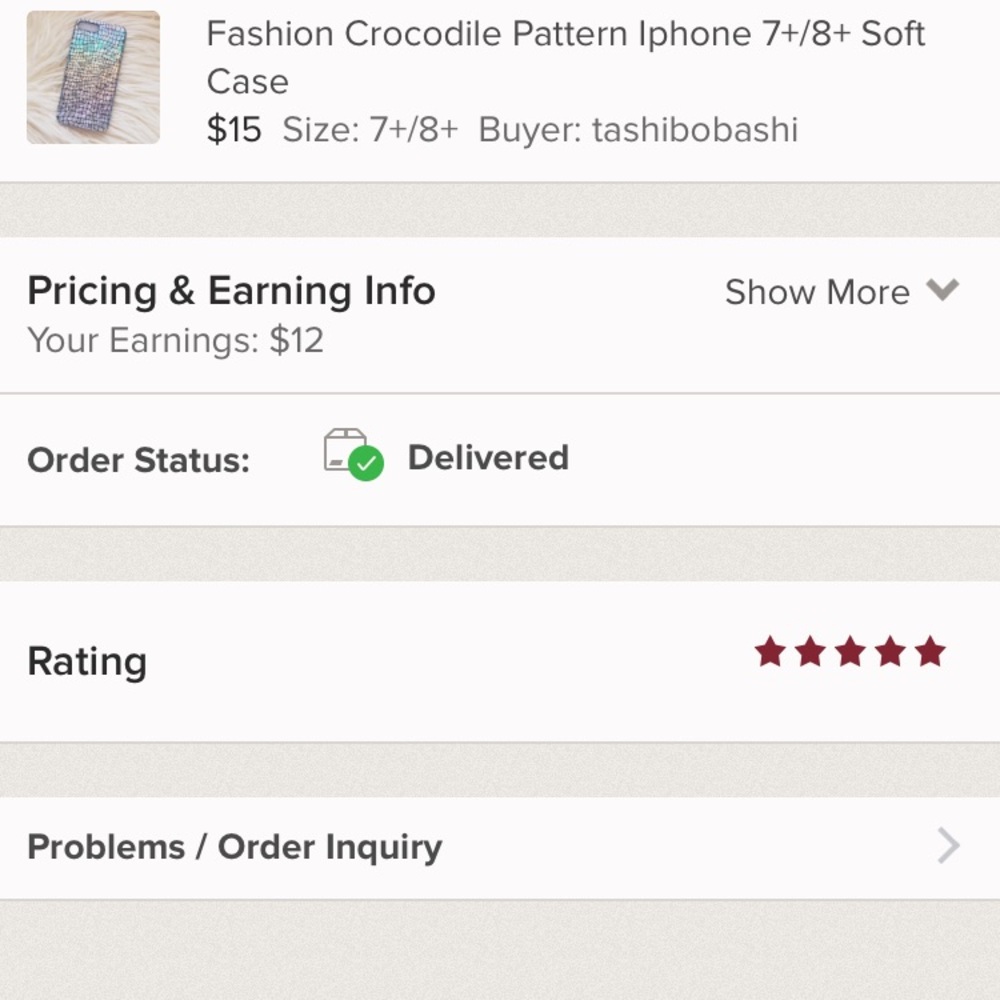 Iphone 7Plus 8Plus Case Holographic Crocodile - Picture 7 of 8